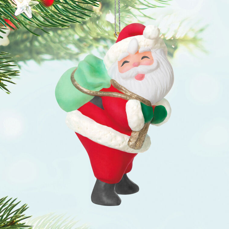 Hallmark Mini Sweet Santa Ornament, 1.5"
