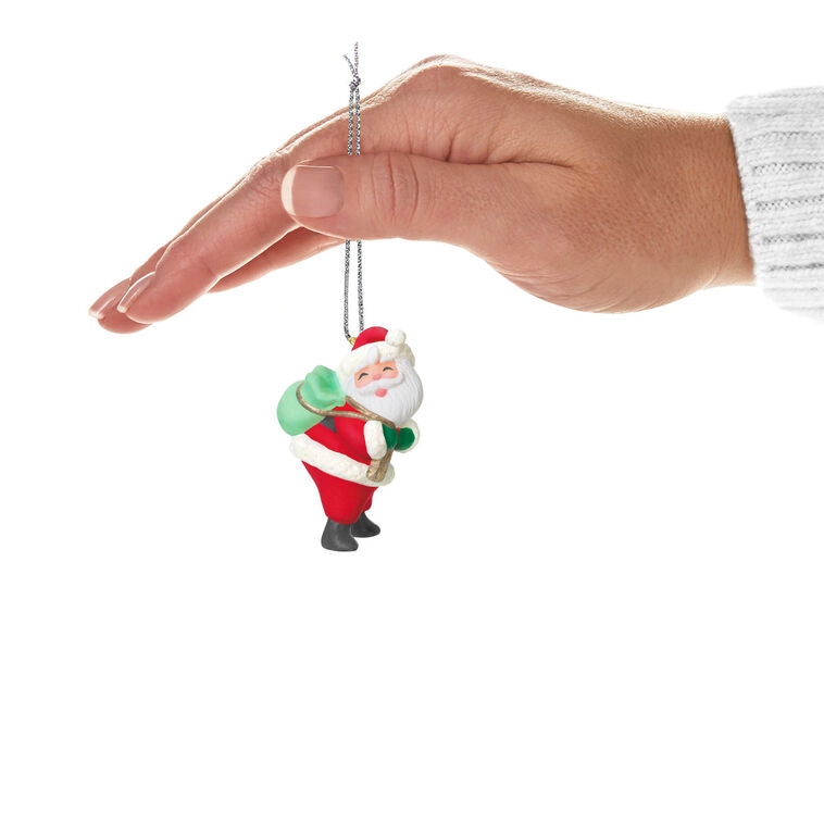 Hallmark Mini Sweet Santa Ornament, 1.5"