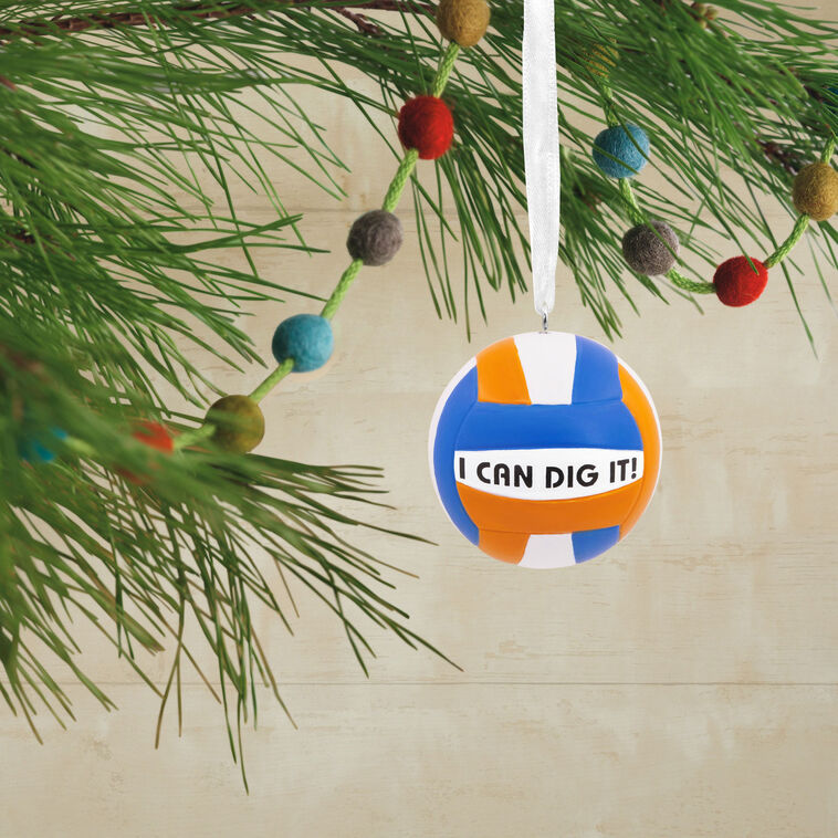  I Can Dig It! Volleyball Hallmark Ornament