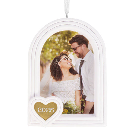  Wedding 2025 Photo Frame Hallmark Ornament