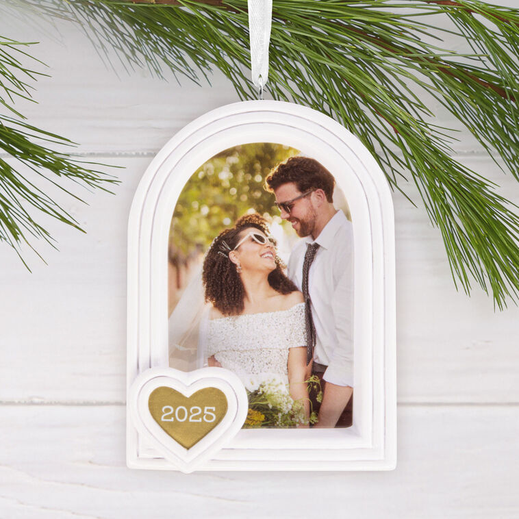  Wedding 2025 Photo Frame Hallmark Ornament