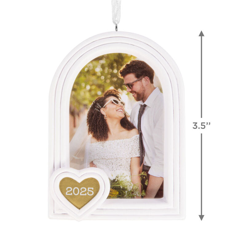  Wedding 2025 Photo Frame Hallmark Ornament