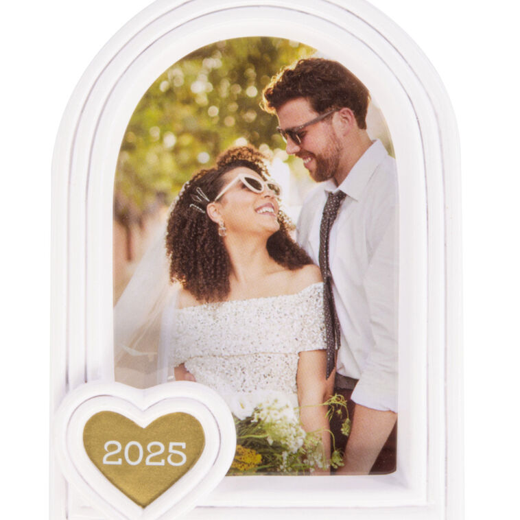  Wedding 2025 Photo Frame Hallmark Ornament