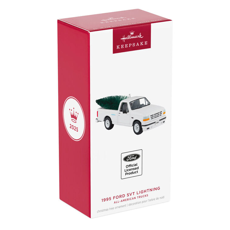Hallmark All-American Trucks 1995 Ford SVT Lightning 2025 Metal Ornament