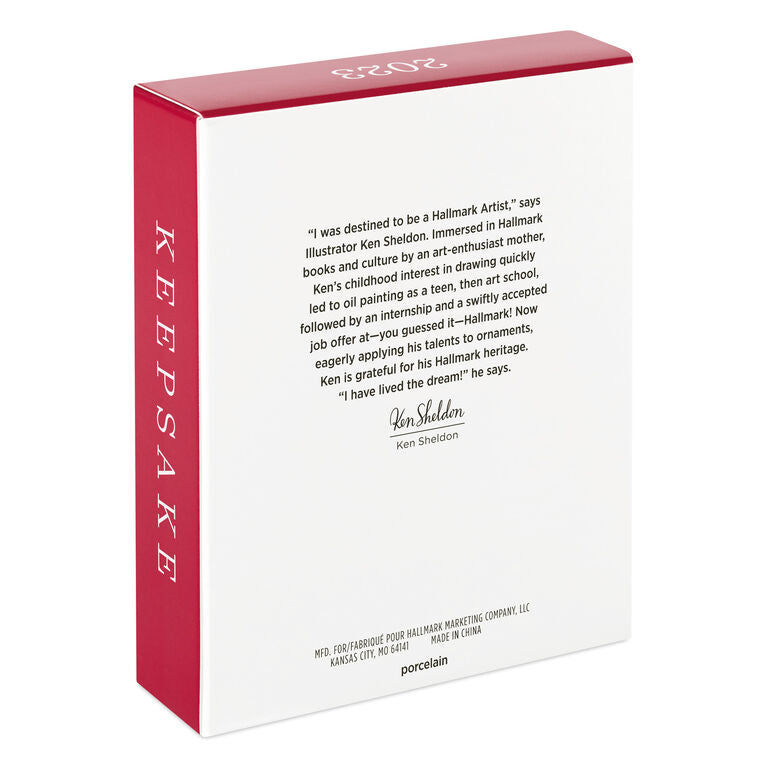 Hallmark Never Failing Love Porcelain Ornament