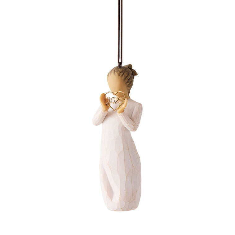  Willow Tree Courage 2025 Girl With Heart Ornament
