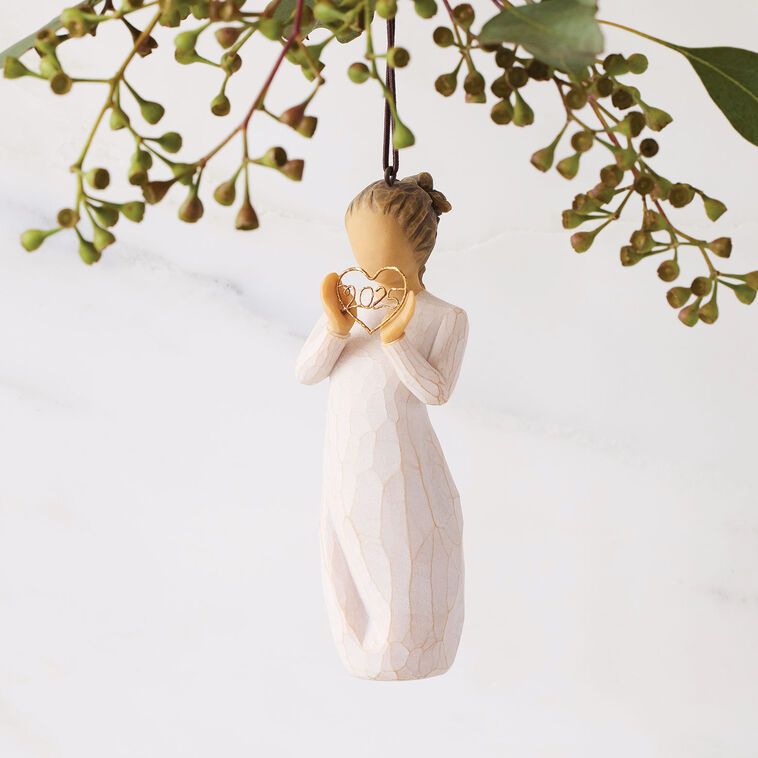  Willow Tree Courage 2025 Girl With Heart Ornament