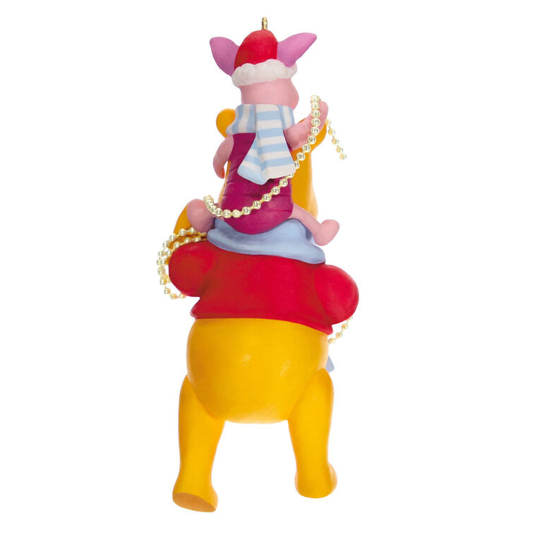 Hallmark Disney Winnie The Pooh Trimming The Tree Together Ornament