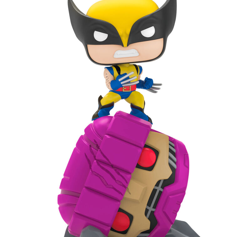 Hallmark Marvel X-Men Wolverine Defeats Sentinel Funko POP!® Ornament With Light