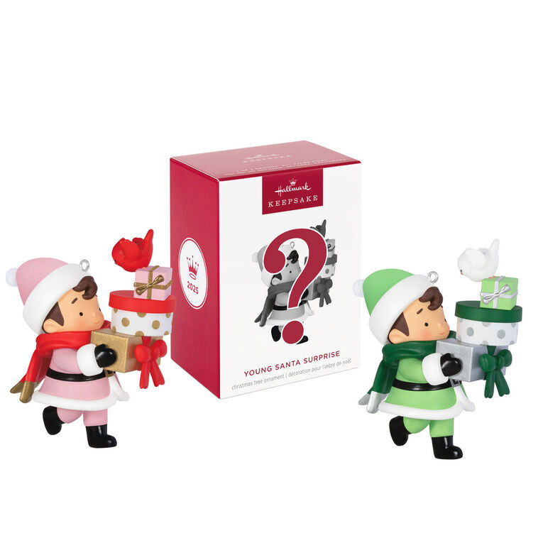 Hallmark Young Santa Mystery Ornament