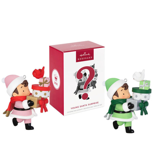 Hallmark Young Santa Mystery Ornament