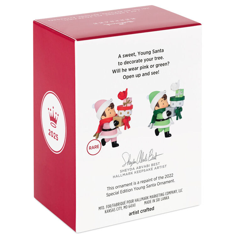 Hallmark Young Santa Mystery Ornament
