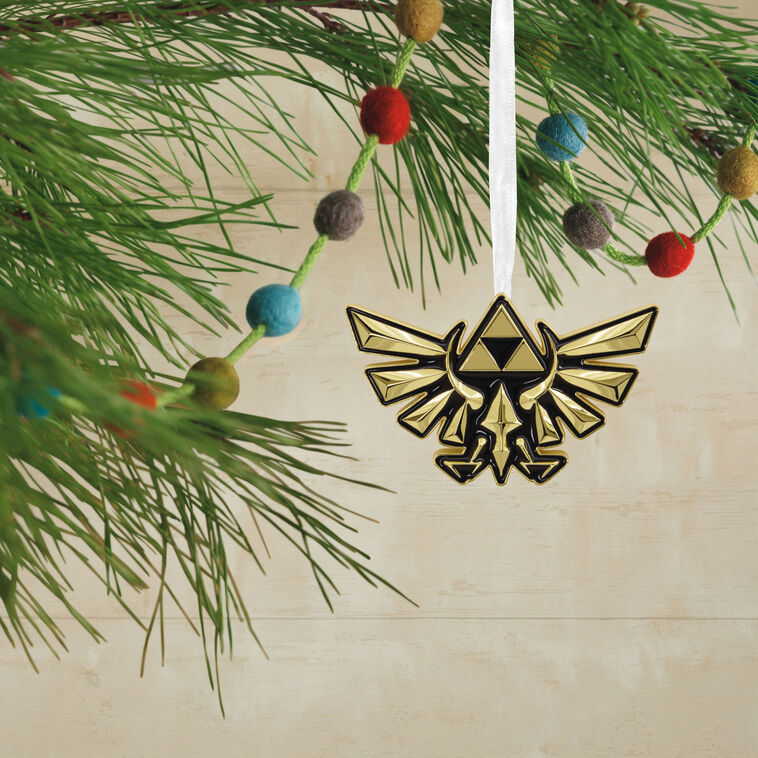  Nintendo The Legend Of Zelda™ Crest Of Hyrule Metal Hallmark Ornament