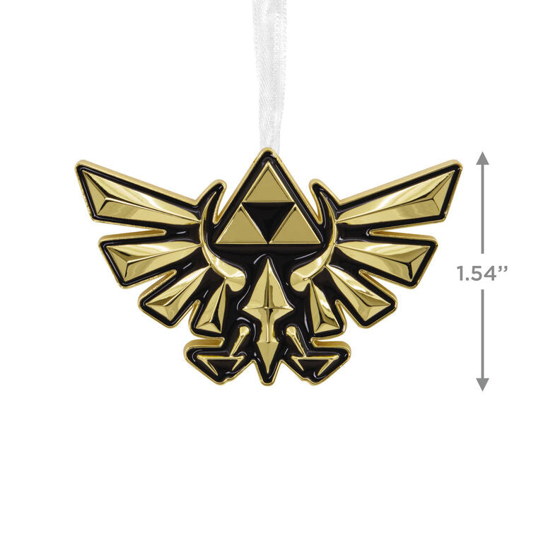  Nintendo The Legend Of Zelda™ Crest Of Hyrule Metal Hallmark Ornament